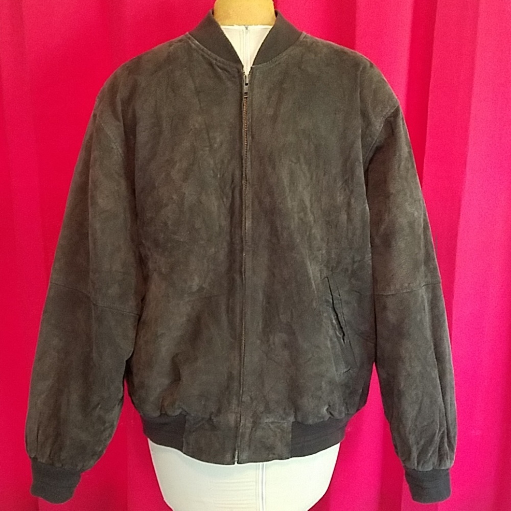 Croft & Barrow Suede Leather Jacket
